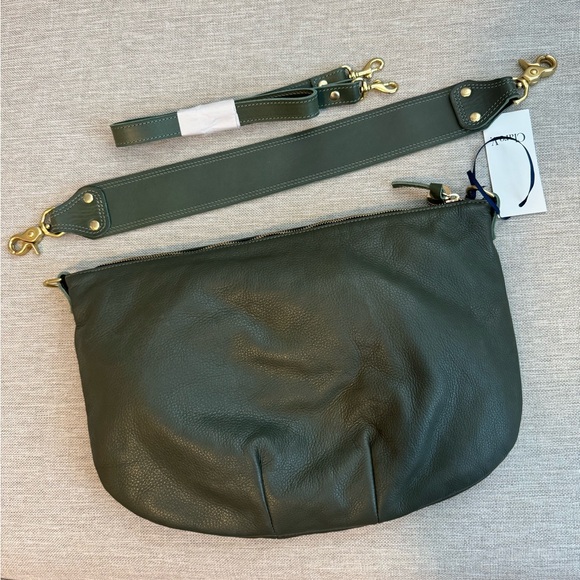 NWT Clare V Moyen Messenger Green - Picture 10 of 16